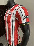 25/26 Sheffield Home  Player Version Soccer Jersey