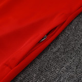 25/26  Man Utd Red & Black pants Jacket Tracksuit#A2528黑裤