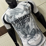25/26 RMA  Feather Dragon White Player Version Soccer Jersey