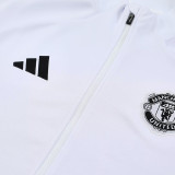 25/26 Man Utd White Jacket Tracksuit