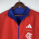 23/24 Flamengo Red & Blue Double Sided Windbreaker (双面风衣)