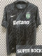 24/25 Sporting Lisbon Black Goalkeeper Fans Soccer Jersey