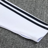 25/26  RMA White# Navy blue pants Half Pull Tracksuit (半拉链)