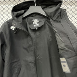 25/26 DESCENTE Black Thickened Assault  Hooded Windbreaker #H002
