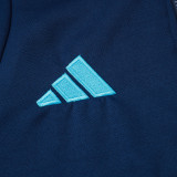 24/25  ARS Dark Blue Hooded  Half Pull Tracksuit(Add Fluff)  (半拉链、加绒F607)