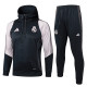 24/25 RMA Dark Grey Hooded  Tracksuit(Add Fluff)  #F611加绒