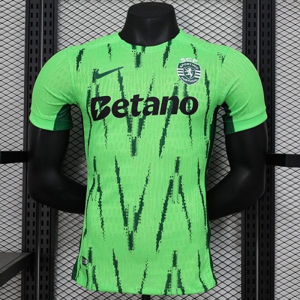 24/25 Sporting Lisbon Fourth  Player Version Soccer Jersey