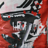 24/25 Japan Red and Black Blade Warriors Player Version Soccer Jersey