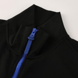2526  CHE Black  Jacket Tracksuit