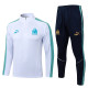 26/276 Marseille White Half Pull Tracksuit #B25146 (半拉链)