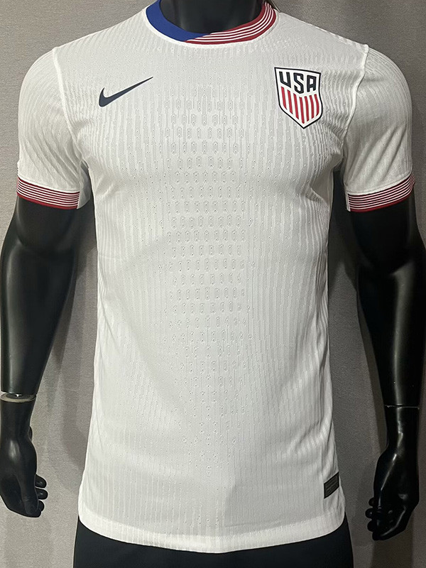 24/25 USA White Player Version Soccer Jersey