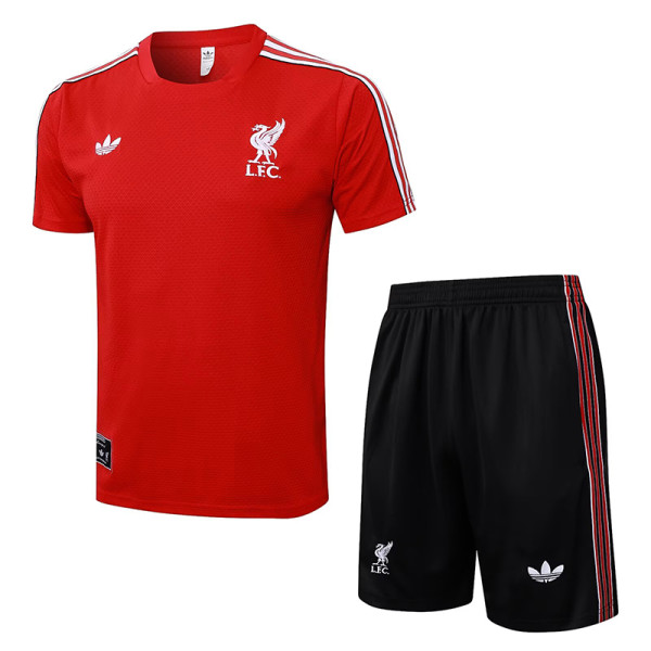 25/26  LIV Red Training Short Suit#D2580