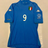 2002 Italy Home Retro Soccer Jersey(印号9、名INZAGHI）