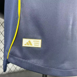 25/26  Boca Juniors Home Player Version Soccer Jersey（右袖与背下没广告)