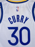 22/23 WARRIORS CURRY #30 White Top Quality Hot Pressing NBA Jersey (V领)