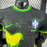 25/26  Brazil Black Peace Dove Special Edition  Player Version Soccer Jersey