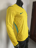 26/27 Brazil Home Long Sleeve Player Version Soccer Jersey