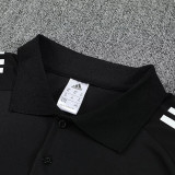 25/26 Argentina Black polo shirts pants suit