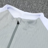 25/26  INT Grey  Player Version Half Pull Tracksuit  (半拉链)