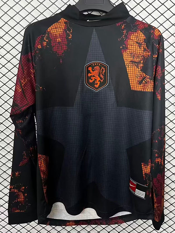25/26 Netherlands Hollywood Long Sleeve Fans Soccer Jersey