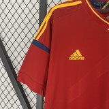 2012 Spain Home Retro Soccer Jersey