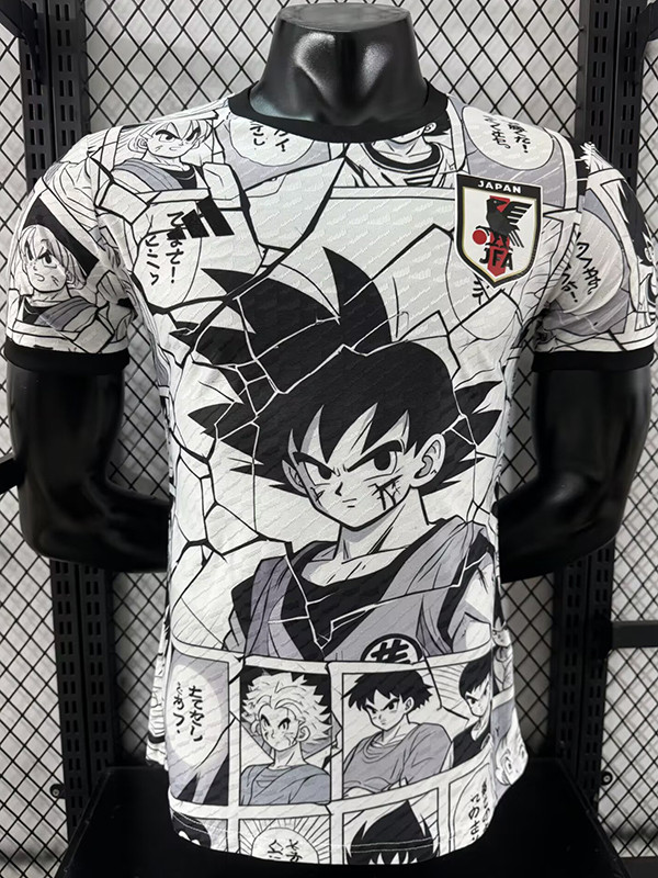 25/26 Japan  Anime Grey White Player Version  Soccer Jersey