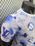 25/26 RMA Purple Pattern Edition White  Player Version Soccer Jersey