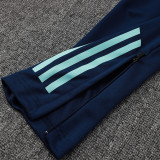 24/25 Man Utd Light Green Kids Half Pull Tracksuit  (童装、半拉链)