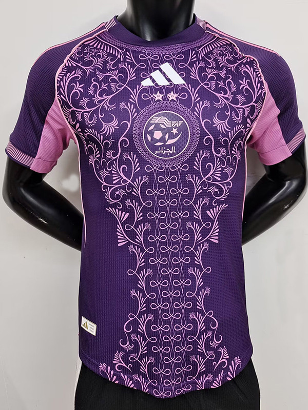 25/26 Algeria Purple  Player Version Soccer Jerse#A37