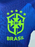 25/26 Brazil Away Long Sleeve  Player Version Soccer Jersey