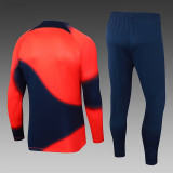 24/25 PSG tangerine Half Pull Tracksuit  (半拉链)(橘红色)