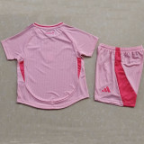 24/25  Algeria Pink Kids Player Version Soccer Jersey A34