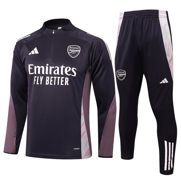 24/25 ARS Dark Grey Half Pull Tracksuit # B988 (半拉链)