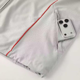 25/26 Bayern Grey White Retro Windbreaker Tracksuit
