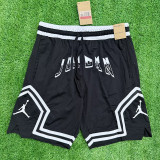 25/26 New Flying Man Casual NBA Edition Watermark black shorts#J2411