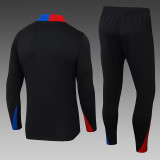 24/25 BAR Black Half Pull Tracksuit  (半拉链)