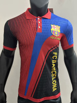 25 /26 BAR Three Color Striped Puzzle Edition Player Version Soccer Jersey