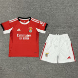 25/26  Benfica  Home Kids Soccer Jersey