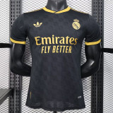 25/26 RMA Special Edition Black Gold Player Version Soccer Jersey