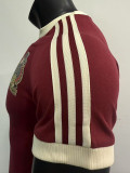 2025  Mexico Maroon 1:1 Pure Cotton T-shirt(纯棉)