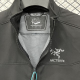 25/26 RK906 BlackThickened Assault Stand Collar Windbreaker (立领加厚冲锋衣）