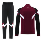 25/26 Ajax Maroon Jacket Tracksuit#06