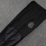 24/25  Corinthians Black Half Pull Tracksuit  (半拉链、B840)