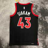 22/23 RAPTORS SIAKAM #43 Black red Top Quality Hot Pressing NBA Jersey (Trapeze Edition)