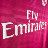 2014/2015 RMA Away Pink Long Sleeve Retro Soccer Jersey (长袖)