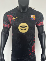25/26 BAR Black Rose  Edition  Player Version Soccer Jersey