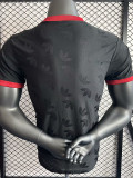 24/25 Man Utd  Black Special Edition Player Version Soccer Jersey(圆领）