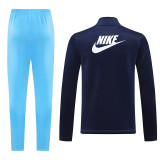 25/26 NJ Royal Blue & Sky Blue Jacket Tracksuit#NJ12
