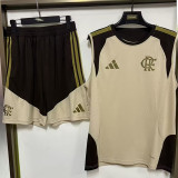 26/27 Flamengo Beige Tank top and shorts suit