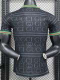 24/25 RMA Black Gucci Player Version Soccer Jersey